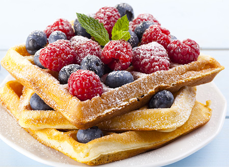 gaufres sucrées