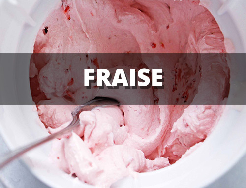 glace à la fraise